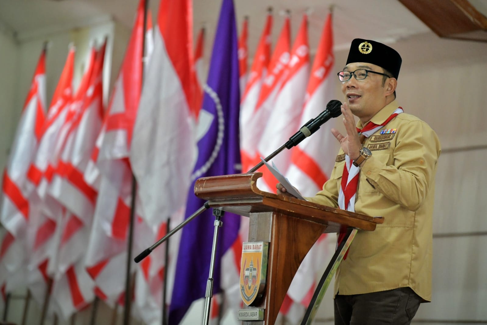 30. Ridwan Kamil Ajak 8 Juta Anggota Pramuka se